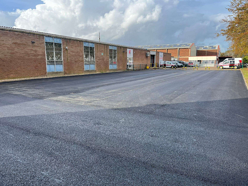 Tarmac Carpark at diamond road business park