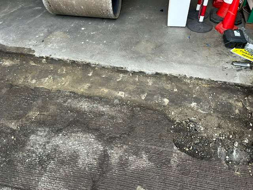 Prep work for tarmac resurfacing in Brentwood.